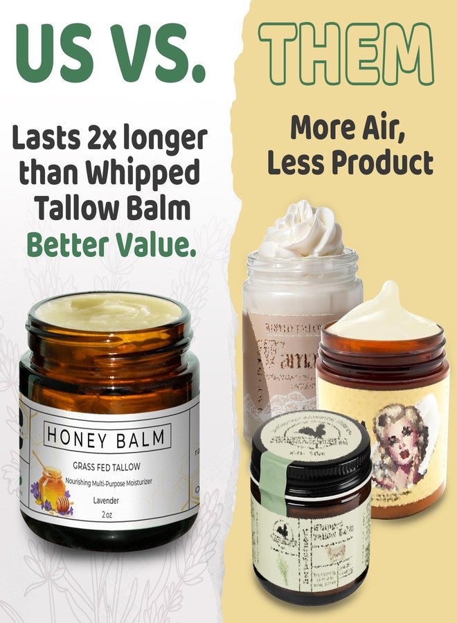 Really Good Blends - Tallow Honey Balm, Organic Body Butter, Grass-Fed Beef Tallow for Skin, Soothing All-Natural Moisturizer for Body and Face | Made in USA - 2 oz (Lavender) - Image 5